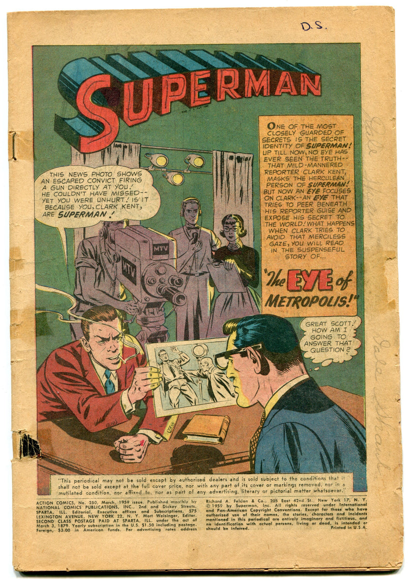 1959 superman comic book covers
