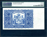 Puerto Rico Pick 28 Specimen 20 Pesos 1894-97, PMG Choice About Uncirculated 58 EPQ