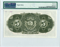 Jamaica Pick S132a Specimen 5 Pounds Bank of Nova Scotia 1900, PMG Choice Uncirculated 64