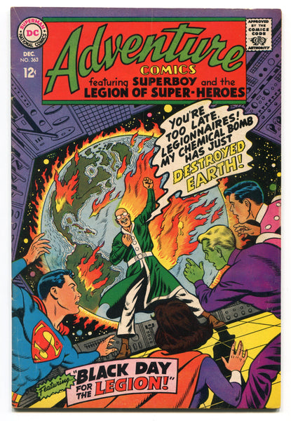 Adventure Comics #363 (12/67)  FN
