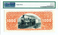 Mexico Pick S239 Specimen 1,000 Pesos 1889-1913, PMG Choice Uncirculated 63