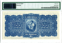 Paraguay Pick S151 (MP#MS.139) Specimen 100 Pesos 1886, PMG Choice Uncirculated 64